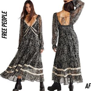 FREE PEOPLE CALLOWAY MAXI DRESS NWT